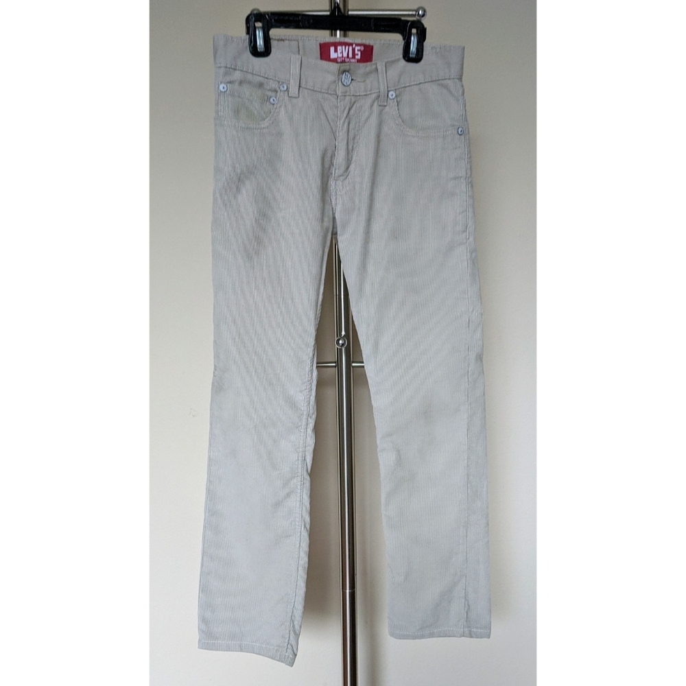Mens Boys Levi's 511 Corduroy 27" Skinny Pants